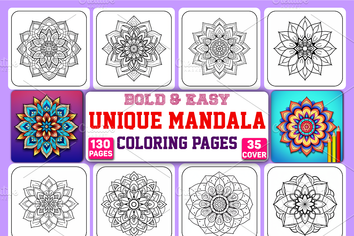 kids Mandala Coloring Book V- 02, a Decorative Illustration by Coco Bloom (Photo 1 of 5)