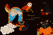 Mystical Autumn Magic – Vector Pack, a Seasonal Illustration by Invisual Studio (Thumbnail 5 of 10)