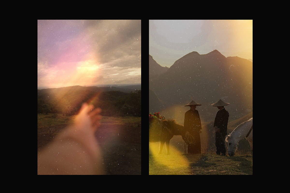 Polaroid Light Leaks Overlays, a Texture Graphic by Freezerondigital (Photo 9 of 9)