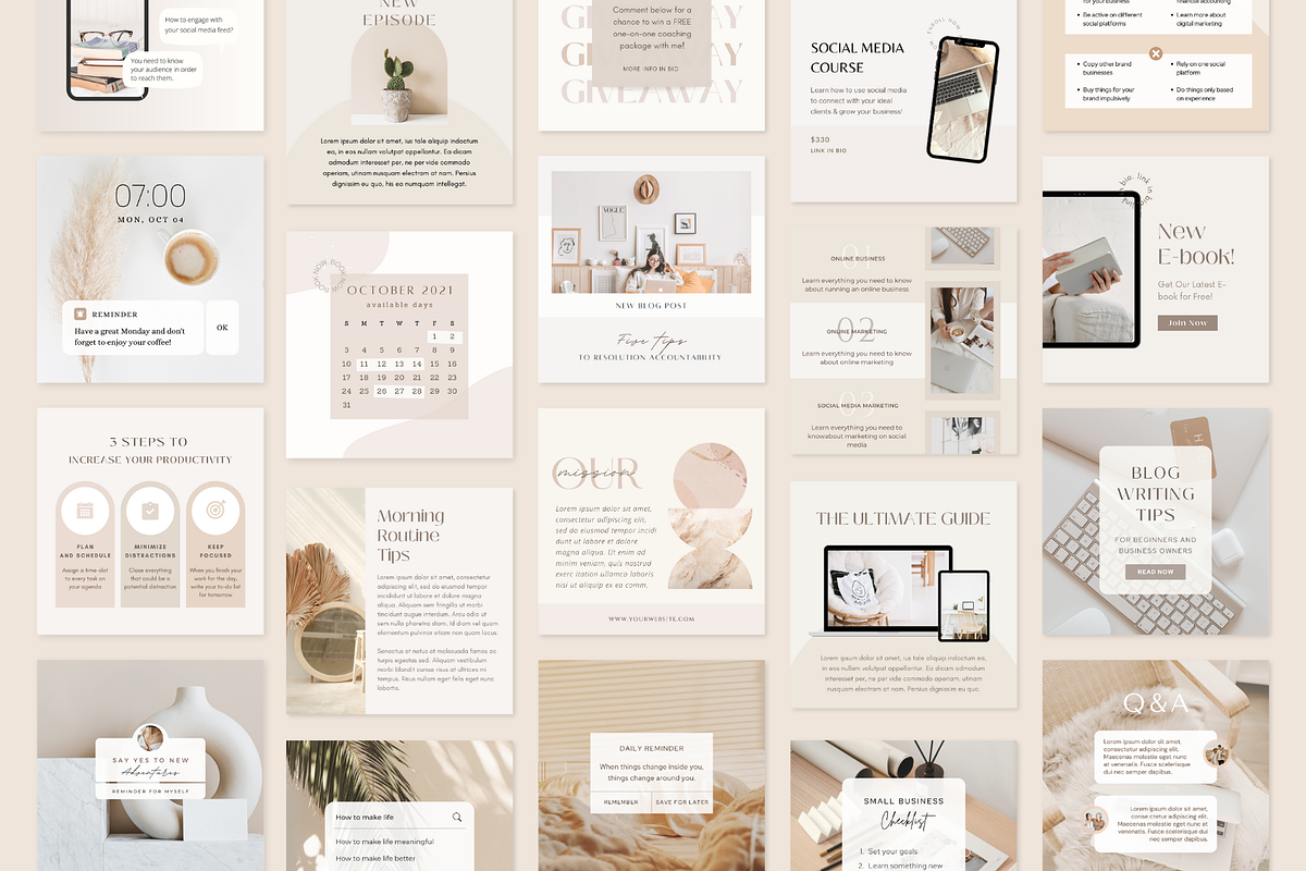 Coach Instagram Post Template, a Social Media Template by ShopRShop