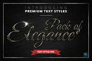Elegance #1 - 15 Text Styles, a Layer Style Add-On by Jonas Stensgaard (Thumbnail 4 of 18)