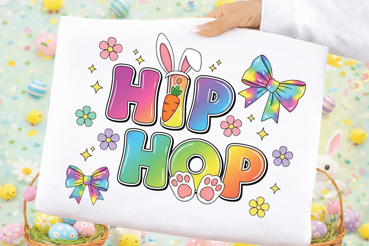 Easter Bunny Png, Easter Hip Hop Png, an Illustration by Black Bird Studio (Photo 1 of 3)