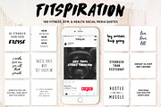 Fitness Social Media Quotes Pack, a Social Media Template by Bold Leap Creative (Thumbnail 1 of 3)