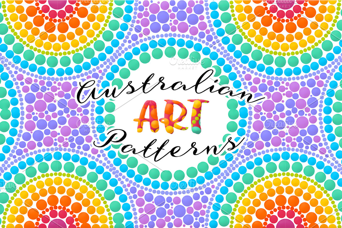 28 Australian ART seamless patterns, a Pattern Graphic by Art of Sun (Photo 1 of 7)
