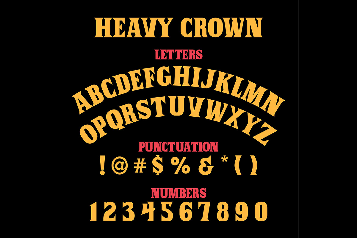 Heavy Crown Font, a Serif Font by Kern Club (Photo 6 of 8)