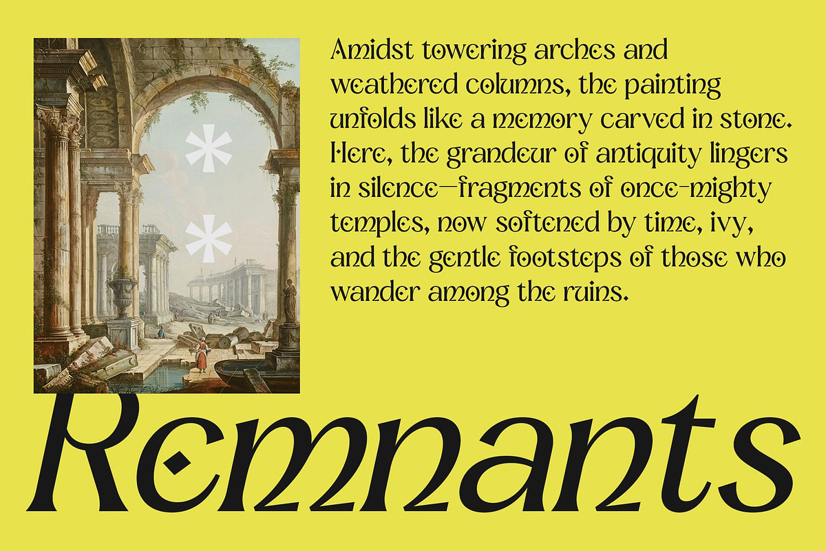 CS Ravella – Uncial Font, a Serif Font by Craft Supply Co. (Photo 2 of 7)