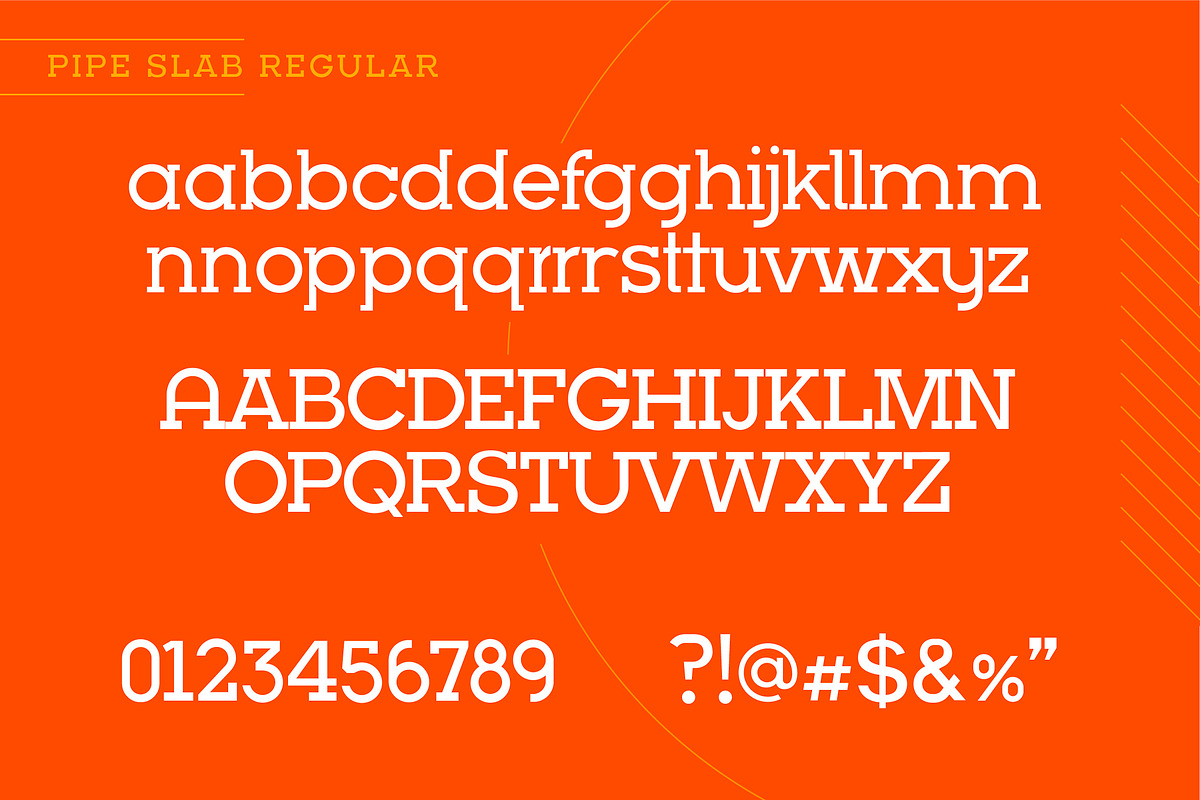 Pipe Slab - Slab Serif Typeface, a Font by Lateral Design (Photo 5 of 15)