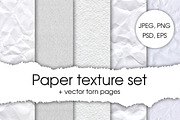 Paper texture set, a Texture Graphic by Anastasia Koba (Thumbnail 1 of 8)