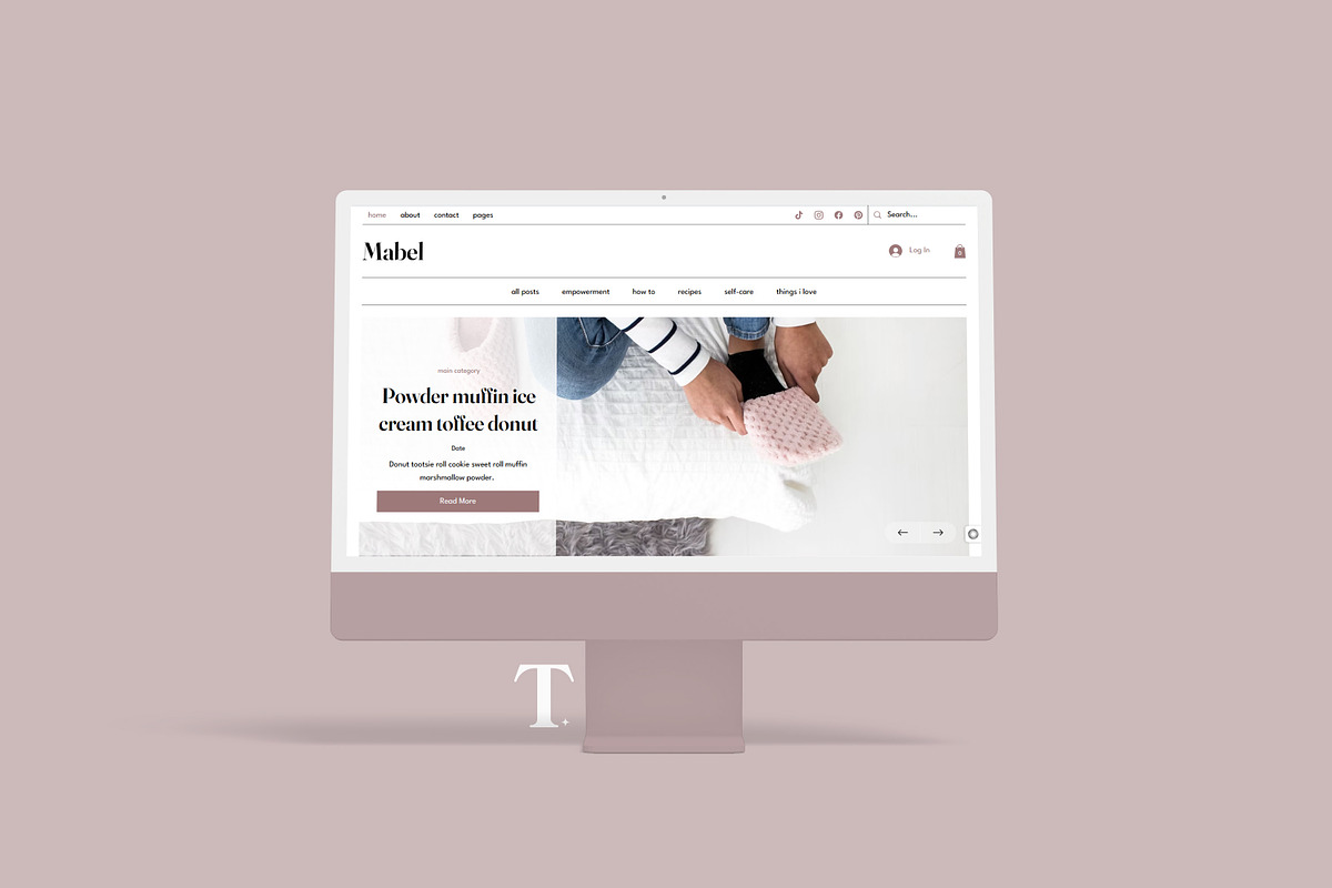 Mabel Wix Studio Website Template, a Wix Template by Girl Boss From Home (Photo 3 of 6)