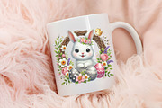 Easter animals wreath sublimation, an Illustration by RobertsArt (Thumbnail 6 of 7)