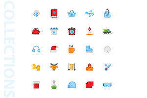 Winter Filled Icons