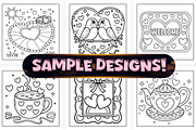 Bold Easy Sweet Girl Coloring Pages, a Seasonal Illustration by Craftsbeefy (Thumbnail 3 of 4)