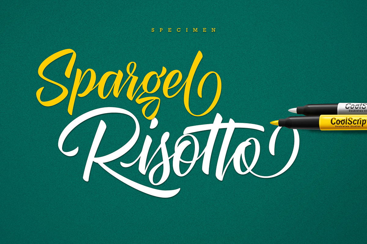XXII Cool Script, a Script Font by Doubletwo Studios (Photo 10 of 11)