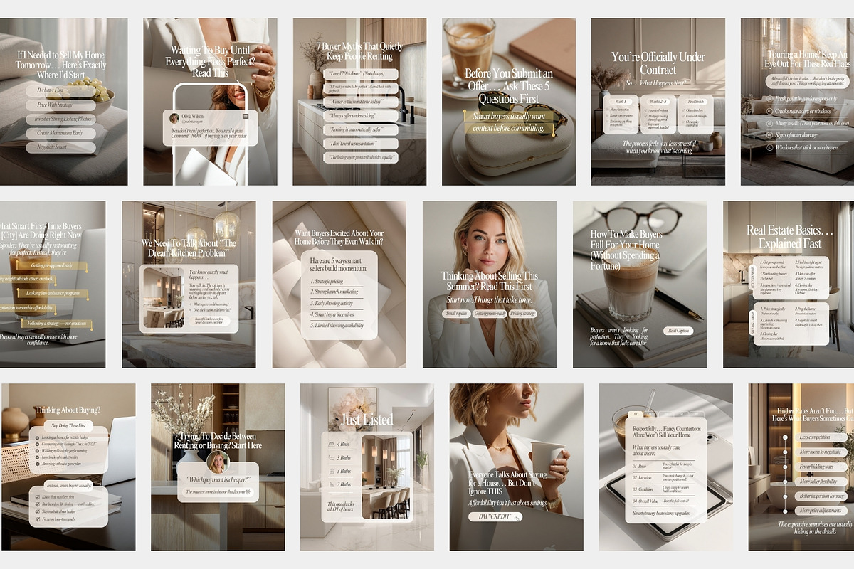 600 Real Estate Templates, a Social Media Template by Instprofi | Studio Estimo (Photo 2 of 12)
