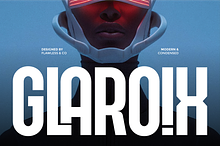 Glaroix - Modern Condensed Sans Font