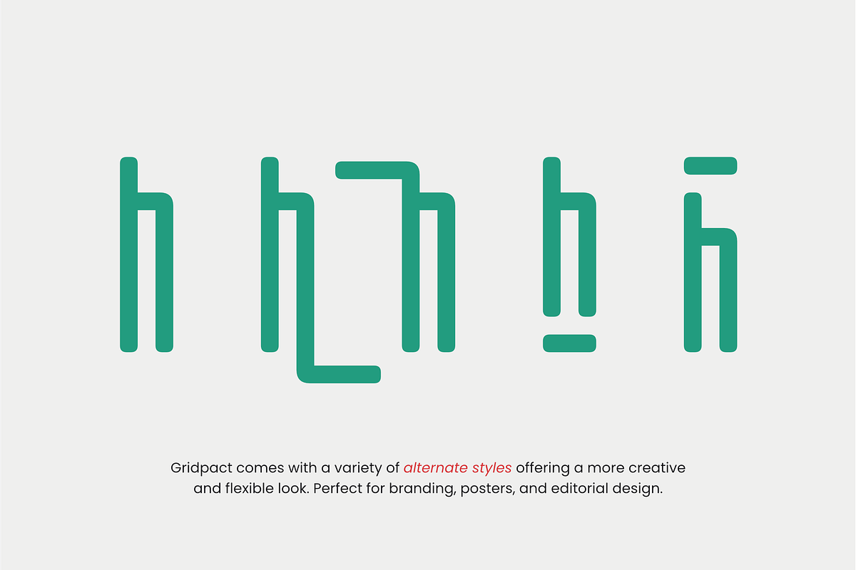 Gridpact, a Sans Serif Font by ahweproject (Photo 12 of 17)