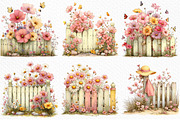 Summer Funny Fence Clipart, an Illustration by Craft Nest (Thumbnail 5 of 12)