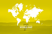 Set world maps. Dotted & silhouette, an Illustration by alekseiderin (Thumbnail 1 of 8)