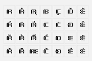 Genie - Op art font, a Font by SelfBuild Type (Thumbnail 8 of 19)