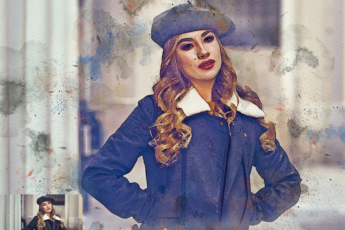 Perfect Watercolor Painting Ps Actio, an Action Add-On by Studio Retouch (Photo 11 of 13)