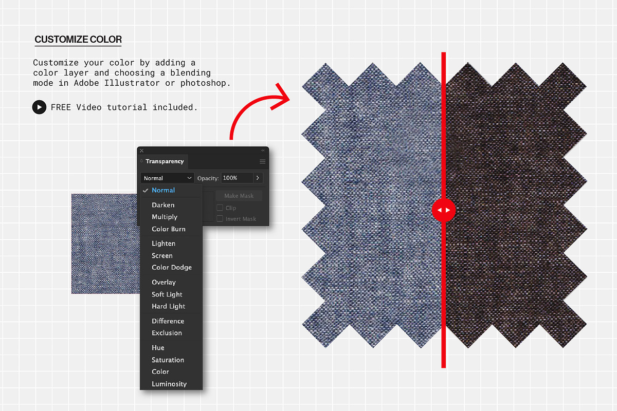 Chambray Seamless Texture Pattern, a Pattern Graphic by Swatch Supply (Photo 3 of 9)