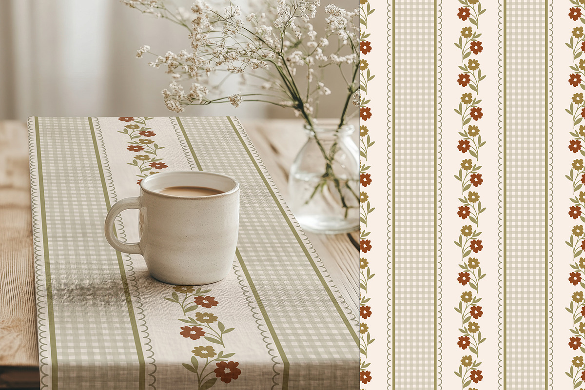 Natural Autumn background & pattern, a Pattern Graphic by Cozy pattern shop (Photo 13 of 14)