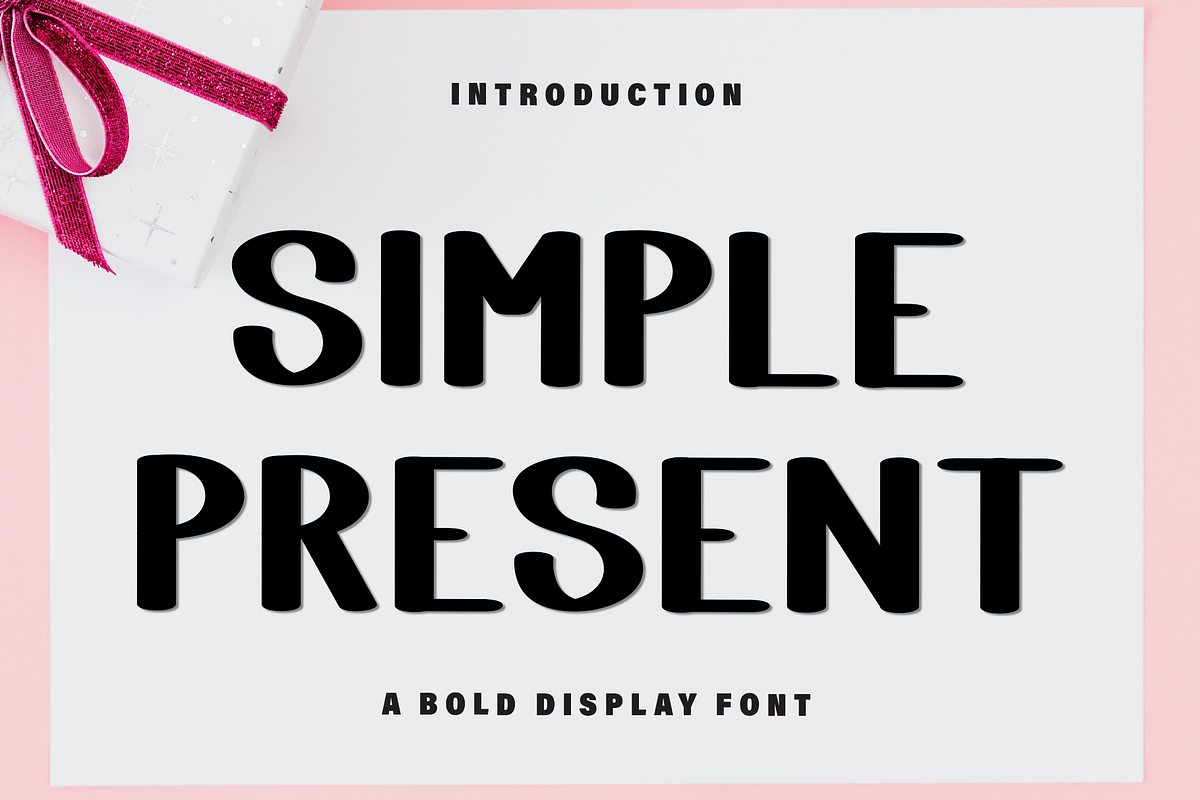 Simple Present, a Script Font by FreshTypeINK (Photo 1 of 8)