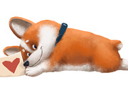 Corgi. Cute Dog, an Animal Illustration by sheincar (Thumbnail 3 of 5)
