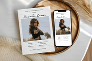 Boho 5x7 Card and Phone Mockup, an Advertising Mockup by TatiMockup (Thumbnail 3 of 3)
