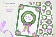 Mardi Gras Wreath Bow Frames DIY, a Graphic by LABFcreations (Thumbnail 4 of 4)