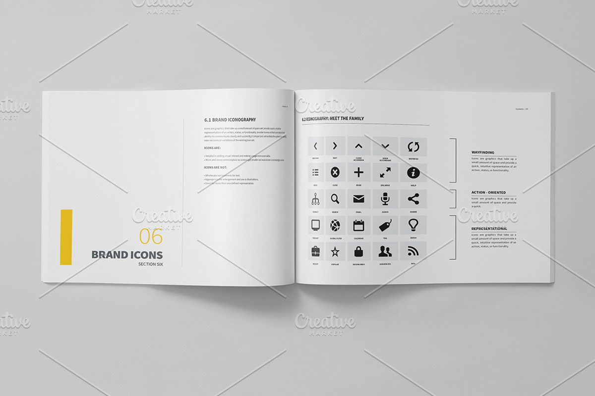Brand Manual 32 Pages A4 / US Letter, a Brochure Template by Mastergfx (Photo 12 of 31)