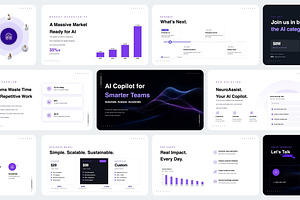 SaaS AI Pitch Deck Presentation