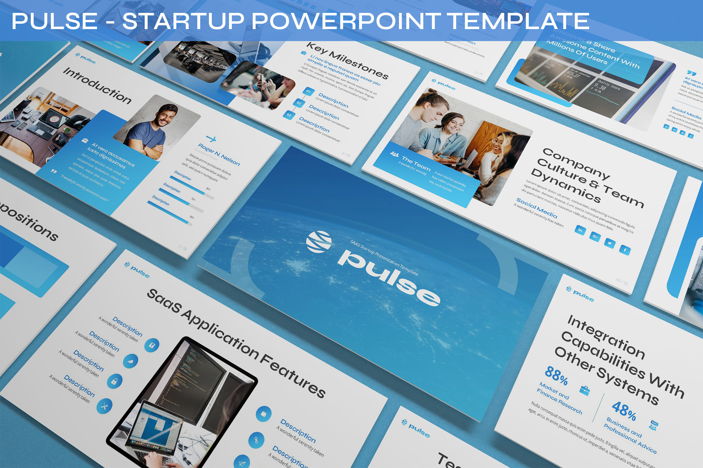 Pulse - Startup Powerpoint Template, a Presentation Template by ...