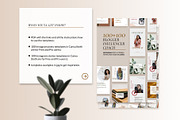 Influencer Instagram Canva templates, a Social Media Template by helgascandinavus (Thumbnail 4 of 9)