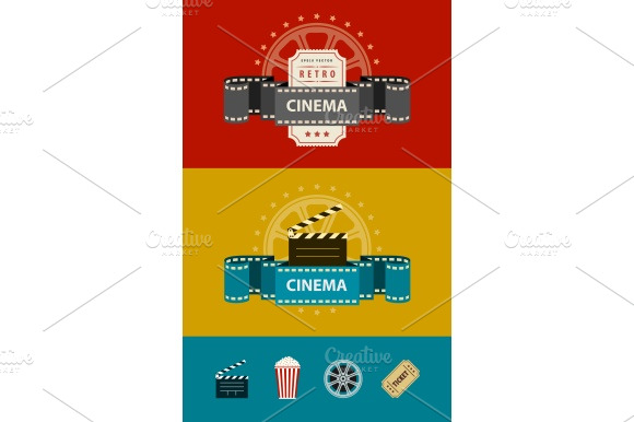 Retro Cinematography Banners
