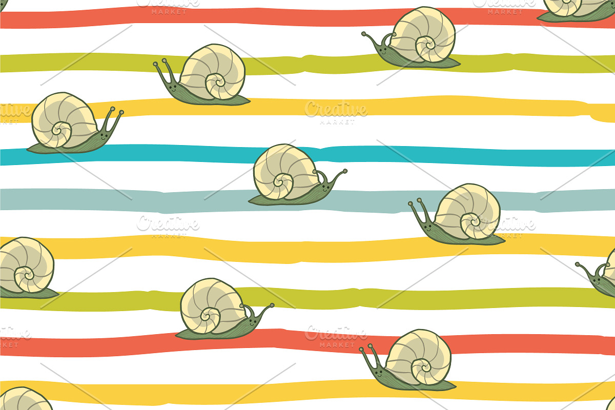 Baby textile prints collection, a Pattern Graphic by GooseFrol (Photo 9 of 33)
