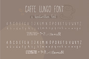 Caffee lungo handwritten font., a Script Font by Irena Matiash shop (Thumbnail 7 of 7)