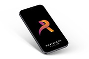 Modern Gradient R Letter Logo, a Branding & Logo Template by MadeByShahbaz (Thumbnail 3 of 4)