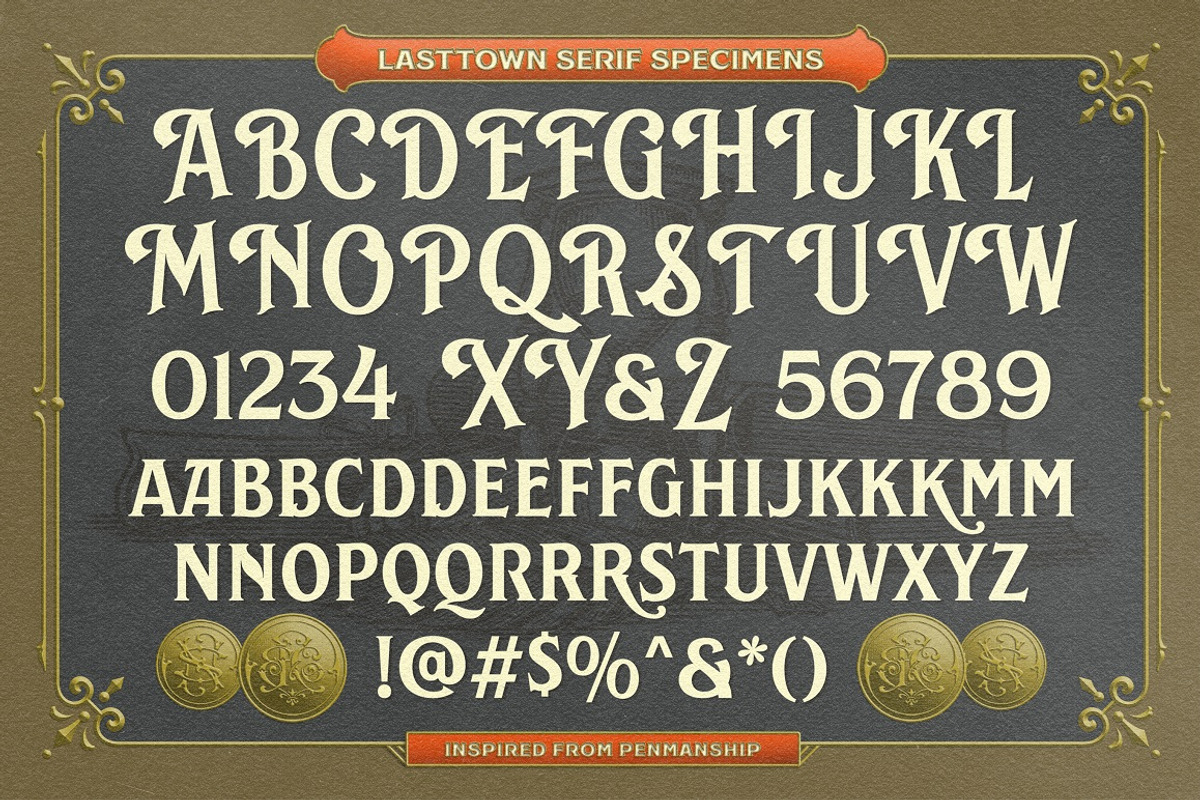 NS Lasttown Vintage Font, a Script Font by Novisouldado (Photo 9 of 12)