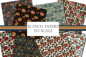 MEGA Autumn Boho Morris Patterns