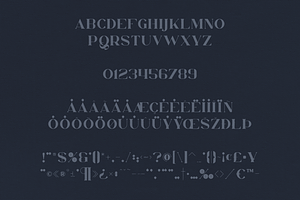 Orphic Typeface - SVG Solid Fonts