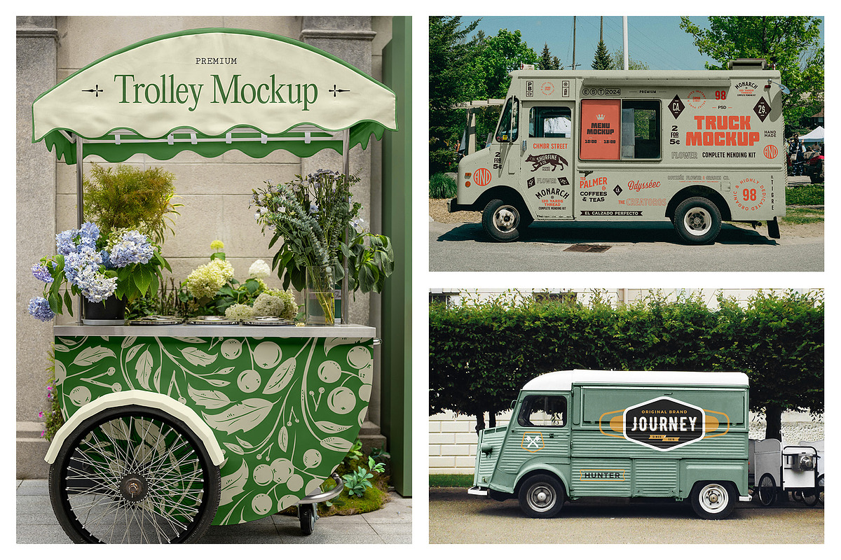 Vehicle Mockups - Truck Mockups vol1, a Product Mockup by MockupForest (Photo 4 of 9)