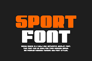 Woshi Bikem - Sport Bold Font, a Sans Serif Font by Iqsiart Studio (Thumbnail 4 of 7)