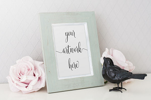 Romantic Photo Frame Mockup