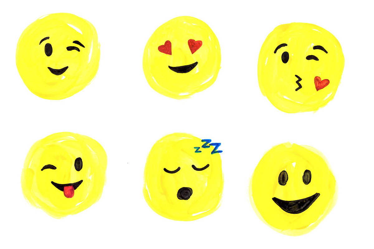 Watercolor Emoji, an Illustration by maidenmag (Photo 2 of 2)
