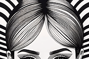 “Graphic Goddess Portraits” bundle, an Illustration by ETARA by Mea Hau (Thumbnail 5 of 6)