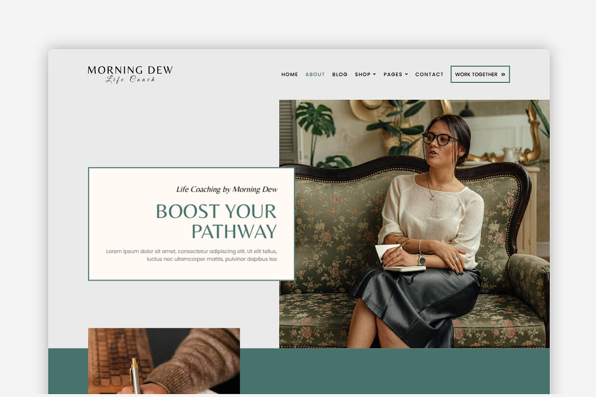 Morning Dew WordPress Theme preview 4
