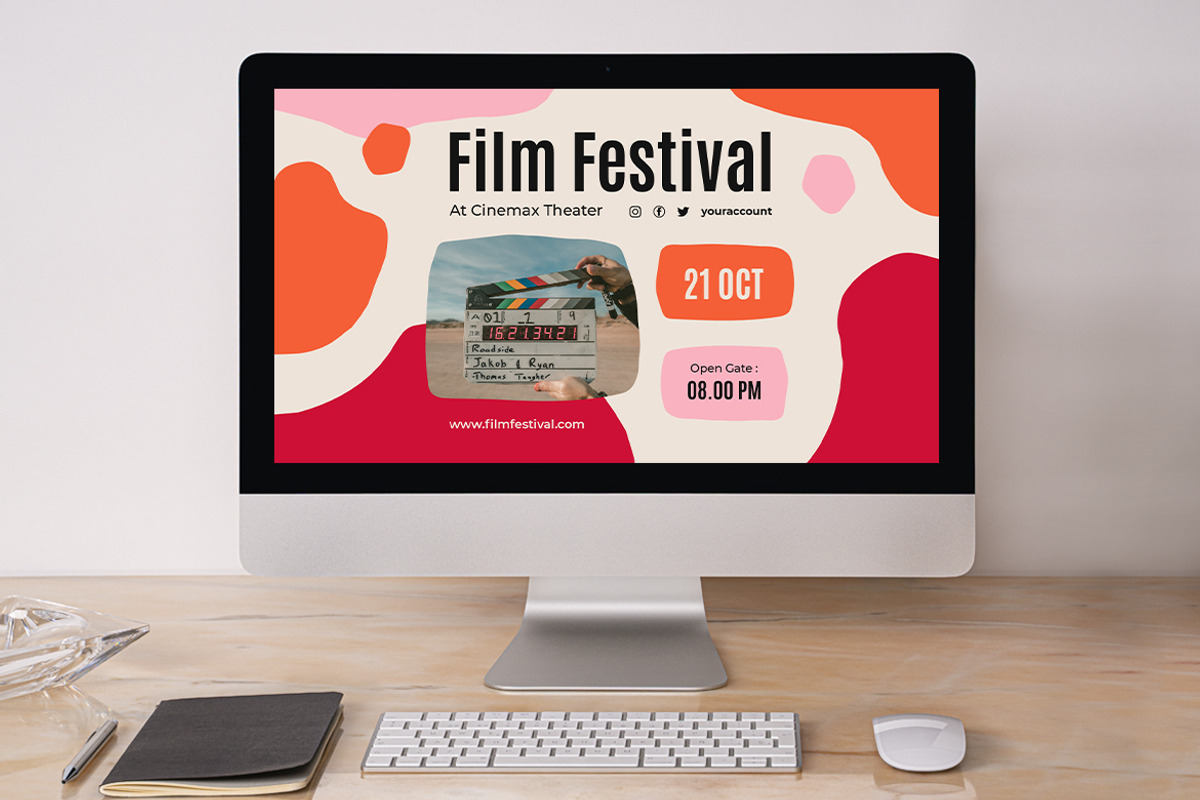 Film Festival Digital Poster, a Templates & Theme by MikroType Std (Photo 2 of 4)