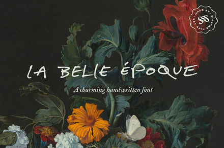 La Belle Epoque Handwritten Font, a Handwritten Font by Sam Parrett