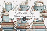 cute winter mug clipart, an Illustration by Designworld (Thumbnail 1 of 4)